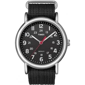 Часы Timex Weekender 38 мм, черные, унисекс (T 2N647)