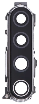 Стекло камеры Xiaomi Redmi Note 8 /Redmi Note 8 2021 /Redmi Note 8T с рамкой белого цвета Moonlight White High Copy