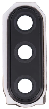 Стекло камеры Sony J9210 Xperia 5 с рамкой черного цвета High Copy