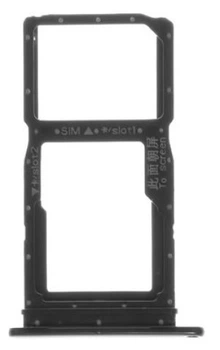 Тримач Sim-карти та карти пам'яті Huawei P Smart Z/Y9 Prime 2019 чорний Midnight Black High Copy