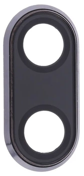Стекло камеры Huawei P20 с рамкой черного цвета High Copy