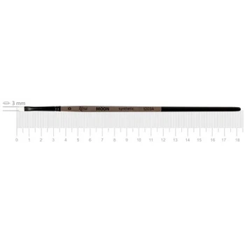 Кисточка для рисования Rosa Синтетика угловая, MOON 1203A, №0 (4823098534259)