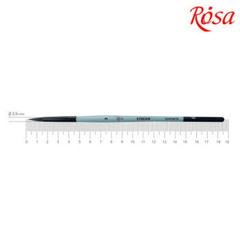 Кисточка для рисования Rosa Синтетика круглая, STREAM 132, № 3 (4823098517214)