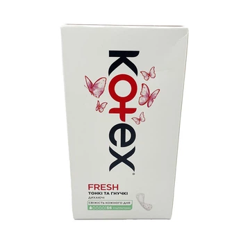 Прокладки щоденні Kotex Ультратонкі Фреш 56 шт