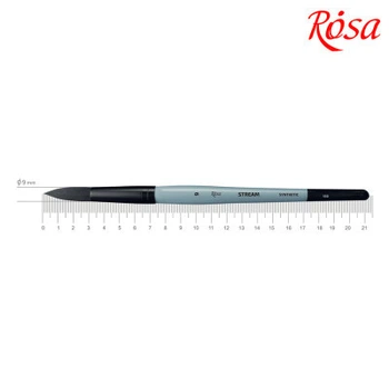 Кисточка для рисования Rosa Синтетика круглая, STREAM 132, №9 (4823098517153)