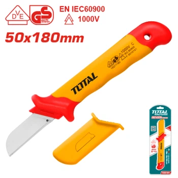 Нож монтажный Total THICK1801 Ніж електрика, 1000В, розмір 50x180мм (THICK1801)