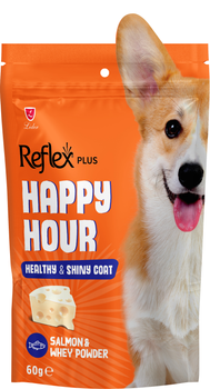 Лакомства для собак Reflex Plus Happy Hour с лососем 60 г (8698995034340)