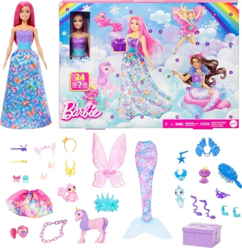 Игровой набор Barbie Dreamtopia Advent Calendar Рождественский Адвент календарь (HRG90)