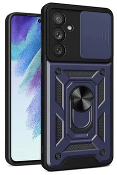 Чохол Camshield з кільцем-підставкою на Samsung Galaxy S25 FE / dark blue