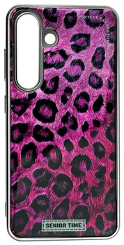 TPU чехол Leopard Case на Samsung Galaxy S25 / violet