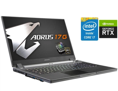 Ігровий ноутбук Б-клас Gigabyte Aorus 17G YD / 17.3" (1920x1080) IPS / Intel Core i7-11800H (8 (16) ядер по 2.3 - 4.6 GHz) / 32 GB DDR4 / 512 GB SSD / nVidia GeForce RTX 3080, 8 GB GDDR6, 256-bit / WebCam б/в
