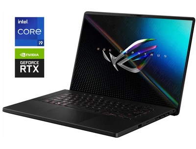 Игровой ноутбук Б-класс Asus ROG Zephyrus M16 GU603ZW / 16" (2560x1600) IPS / Intel Core i9-12900H (14 (20) ядер по 3.8 - 5.0 GHz) / 24 GB DDR5 / 1000 GB SSD / nVidia GeForce RTX 3070 Ti, 8 GB GDDR6, 256-bit / WebCam б/у