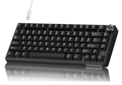Клавиатура ROYAL KLUDGE R75 Черная Проводная Игровая Механическая, RGB Подсветка, С Поддержкой HOT-SWAP. Snow Royal Switch