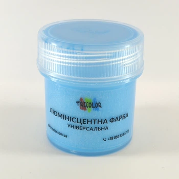 Краска люминесцентная Tricolor для цветов синяя 25 г.