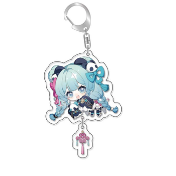 Брелок акриловий Вокалоїд Хацуне Міку Vocaloid Miku Hatsune 5 см (759942BDF91A)