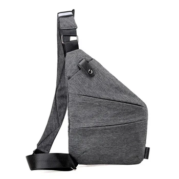 Сумка на плече (пахву) для прихованого носіння документів та грошей Cross Body Black