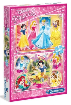 Пазл 2 х 60 Disney Принцеси Clementoni 07133