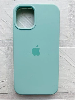 Чохол-накладка Silicone Case для Apple iPhone 12 iPhone 12 Pro Marine Green