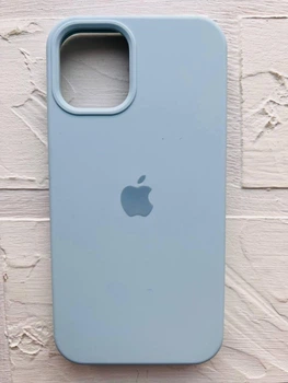 Чехол-накладка Silicone Case для Apple iPhone 12 Pro Max Light Blue