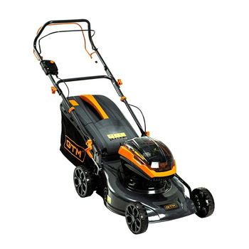 Газонокосилка аккумуляторная самоходная GTM BLM48-SP (48 см, 30-80 мм, 70 л, BL, 18+18 В, без аккумуляторов и зарядного устройства)