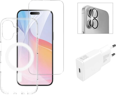 Набір 4smarts 3в1 Premium Starter Set для Apple iPhone 16 MagSafe (4S541176)