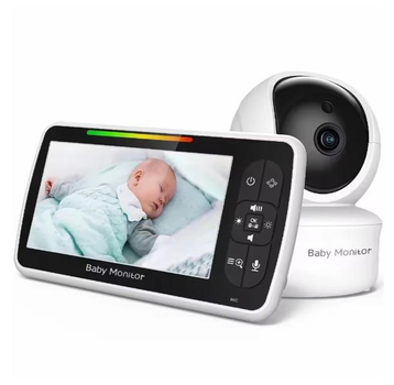 Видеоняня Baby Monitor SM650 с монитором 5'' двусторонней связью и ночным видением