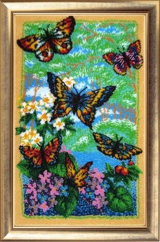 Набір для вишивання бісером Butterfly 110 Пурхаючі метелики 36 х 22 см