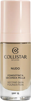 Podkład do twarzy Collistar Nudo Second Skin SPF15 2G Beige Dorato 30 ml (8015150002493)