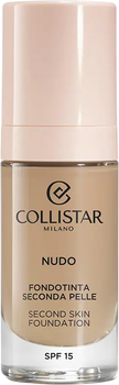 Podkład do twarzy Collistar Nudo Second Skin SPF15 3R Naturale Rosato 30 ml (8015150002509)