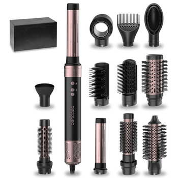 Стайлер Cecotec Bamba CeramicCare 12in1 AirGlam Black (CCTC-00248) ( Чорний )
