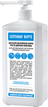 Антисептик Септофан Форте для рук и кожных покровов пл. с дозатором 1 л