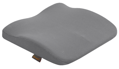 Бамбукова подушка для крісла Qmed Seat Back Cushion 2в1 37х34 см Сірий