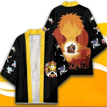 Плащ Хаорі Накидка в японському стилі Ван Піс Луффі One Piece Luffy