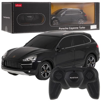 Машинка Rastar Porsche Cayenne Turbo на радіокеруванні 1:24 Black (5903864944198)