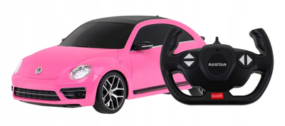 Pojazd Rastar Volkswagen Beetle zdalnie sterowany 1:14 Różowy (6930751313422)