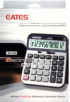Калькулятор GATES BM-008 (21см*15см)