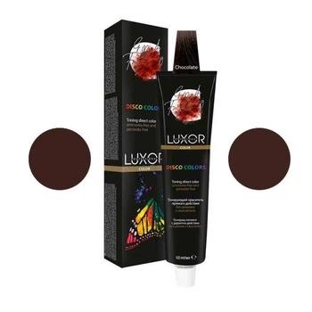 Тонуючий фарбник прямої дії Luxor Professional без аміаку і окислювача Шоколадний 100 мл
