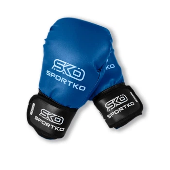 Боксерские перчатки Sportko 12 унций Синий PD1-12-BLUE
