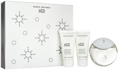 Zestaw damski Issey Miyake A Drop d'Issey Woda perfumowana 50 ml + Krem do rąk 2 x 50 ml (3331849018930)