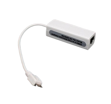 MicroUSB сетевая карта RJ45 Ethernet для Android 15см White (286261)