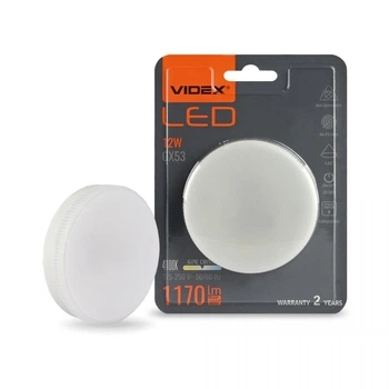 LED лампа VIDEX GX53 12W 4100K 220V