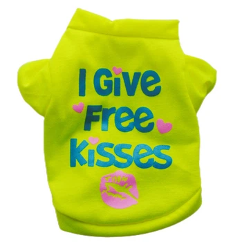 Свитшот для собак Pet Style "Free kisses" Желтый XS