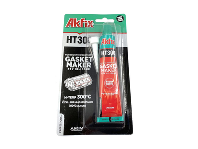 Герметик високотемпературний Akfix HT300 до +300°C 50 мл чорний