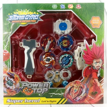 Игрушка Комбо набор 4 бейблейда + арена + запускатели для детей (арт 365)