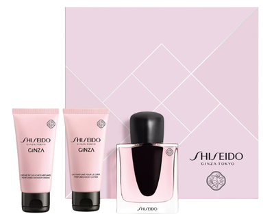 Набір для жінок Shiseido Ginza Парфумована вода 50 мл + Лосьйон для тіла 50 мл + Гель для душу 50 мл (3423222094942)