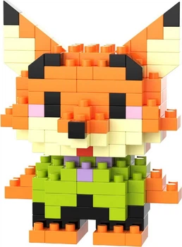 3D Конструктор Mini Bricks SHLab BB-45 Fox 6 см (39086)
