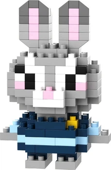 3D Конструктор Mini Bricks SHLab BB-46 Gray Rabbit 7 см (39087)