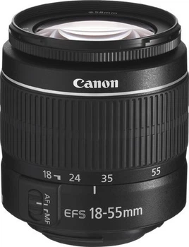 Объектив Canon EF-S 18-55mm f/3.5-5.6 Dc Iii 200 г черный