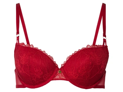 Бюстгальтер кружевной для женщины Esmara LYCRA® 425334 80C Красный