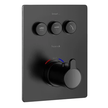 Смеситель скрытого монтажа IMPRESE SMART CLICK ZMK101901236, черный